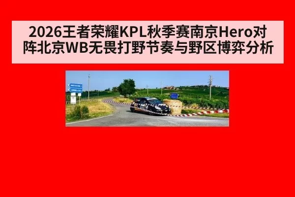 2026王者荣耀KPL秋季赛南京Hero对阵北京WB无畏打野节奏与野区博弈分析